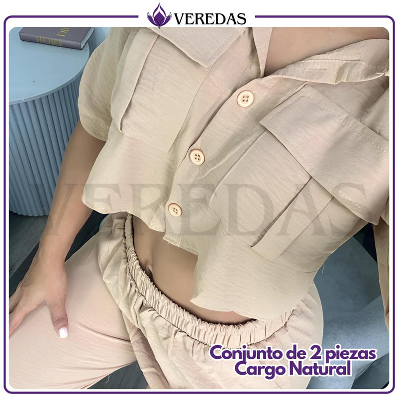 Conjunto de 2 piezas Cargo Natural