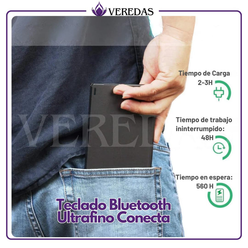 Teclado Bluetooth Ultrafino Conecta