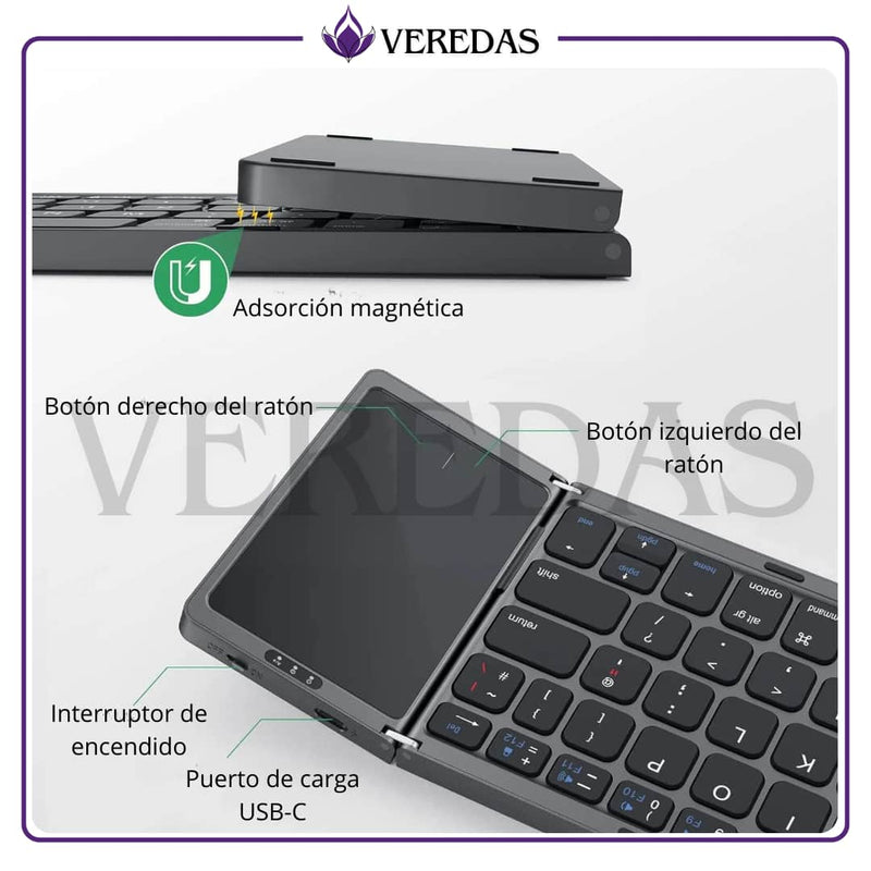 Teclado Bluetooth Ultrafino Conecta